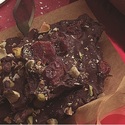 Chocolate Bark with Pistachios & Dried Cherries