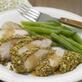 Ginger-Pistachio Encrusted Chicken with Tangerine Sauce