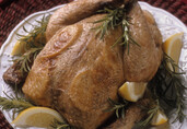 Brined and Roasted Chicken with Lemon