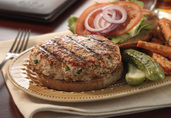 Turkey Burger with Dill Dijon Mayonnaise