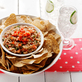 Mexican Cilantro Bean Spread with Home-Fried Taco Chips