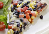 Smoky Corn & Black Bean Pizza