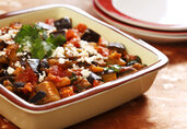 Moroccan Eggplant with Tomatoes