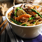 Tuna Stir-fry Over Whole-Wheat Vermicelli