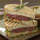 Rye on Rye Roast Beef Panini