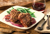 Grilled American Lamb Loin Chops with Fennel
