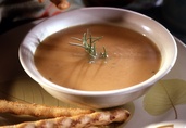 Sweet Potato Apple Rosemary Soup