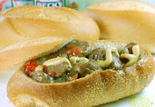 Slow Cooked Bratwurst in Becks Mustard Sauce