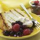 Grilled Angel Food Cake with Peppered Berries & Vanilla Cream