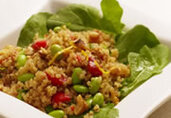 Warm Quinoa Salad with Edamame & Tarragon