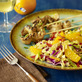 Sunkist® Sesame Orange Chicken Skewers and Slaw