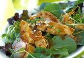 Malaysian Chicken on Fresh Greens