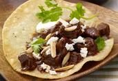 Braised Mole Beef Tacos