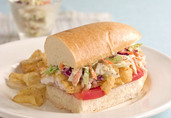 Classic Catfish Po’ Boy with Homemade Slaw