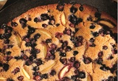 Peach & Blueberry Cobbler