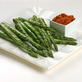 Grilled Asparagus with Romesco Sauce