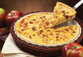 Apple Fennel Quiche