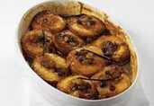 Baked Peaches with Golden Raisins