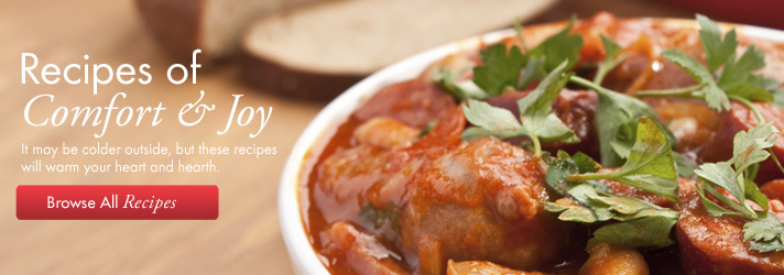 Recipes of Comfort and Joy