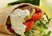 Chickpea Burgers & Tahini Sauce