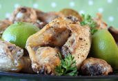 Broiled Chicken Wings With Two Sauces