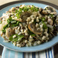 Spinach and Mushroom Barley Pilaf