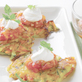 Veggie Fritter-Cakes with Spicy Fresh Tomato Sauce
