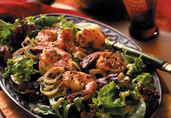 Coconut Shrimp Salad With California Golden Raisin Vinaigrette (Jingha Salade)