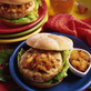 Caribbean Turkey Burgers with Honey Pineapple Chutney
