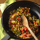 Spicy Corn with Poblano Peppers