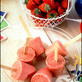 Frosty Strawberry Pops