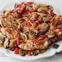 Herb-Braised Chicken with Mushrooms and Tomatoes