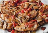 Herb-Braised Chicken with Mushrooms and Tomatoes
