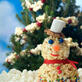 Holiday Popcorn Snowman