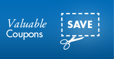 Valuable Coupons - SAVE