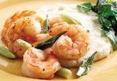 Shrimp & Cheddar Grits