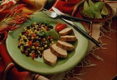 Turkey Tenderloins with Black Bean and Corn Salsa