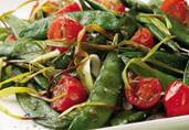 Italian Roasted Snap Peas