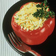 Orzo Baked in Red Peppers