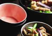 Eggplant in Spicy Garlic Sauce