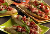 Mediterranean White Bean Bruschetta