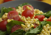 Corn, Arugula & Tomato Salad