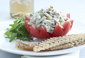 Best Chicken Salad Stuffed Florida Tomato Crowns