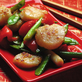 Scallops with Snow Peas