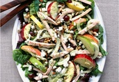Smoked Turkey, Apple, and Fennel Salad