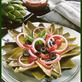 Artichoke and Roasted Red Pepper Salad with Roasted Red Pepper Dressing