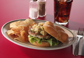 Grilled Turkey Burger with Apple Chutney