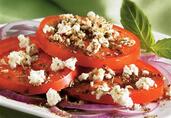 Fresh Summer Tomato and Onion Salad