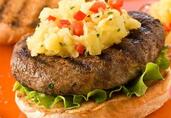 Caribbean Turkey Burgers with Tropical Salsa