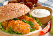 Baked Buffalo Style Chicken Sandwich
